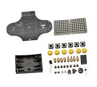IMIKEYA Electronic Diy Game Console Kit with Hd Soldering Practice for Learn Electronics Programming Easy Assembly Usb Battery Supply Includes Snake Racing Games
