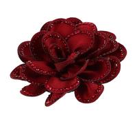 IMIKEYA Elegant White Shoe Clips for Women with Three Dimensional Polyester Roses Detachable and Comfortable Shoe Accessories and Occasions for Crafts and Daily Wear