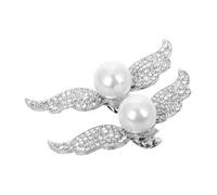 IMIKEYA Elegant Wing Shoe Charms Detachable Rhinestone Buckle Clips for Womens Heels Zinc Alloy Durable Shoe Accessories Unique