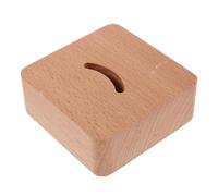 IMIKEYA Entryway Shoe Horn Stand with Wooden Organizer Base for Hallway and Closet, Compact Shoe Horn Holder Storage 3.54X3.54X1.38In, Space Optimization Dressing Aid for Home