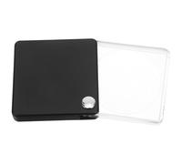 IMIKEYA Ergonomic Square Folding Pocket Magnifier Lightweight Handheld Loupe for Reading Coin Inspection Jewelry Repair and Outdoor Exploration Portable for Seniors Students and Collectors