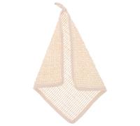 IMIKEYA Exfoliating Washcloth Made of Natural Ramee and Cotton with Short Cord for Bath and Body Scrubbing, Travel Bathing Towel for Skin Exfoliation and Relaxation