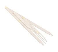 IMIKEYA Eyebrow Ruler for Accurate Measurement and Drawing Eyebrow Shape Stainless Steel with Sliding Three-Point Design Golden Ratio Tool and Lips