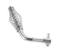 IMIKEYA Fireplace Door Handle Assembly Metal Stove Door Knob Replacement with Secure Seal Universal Fit Classic Look Silver Finish for Heating Stove Boilers