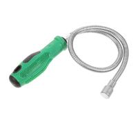 IMIKEYA Flexible Magnetic Pick up Tool with Comfortable Handle and Bendable Stainless Steel Stick for Nuts and Paper Clips, for Toolbox Supplies and Everyday Use