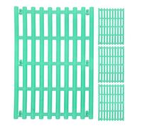 IMIKEYA Floor Mats with Secure Attachment and Wear-resistance 4pcs Green Bunny Litter Pads Accessories for Small Animal Cage Pads for Pet Cats and Dogs
