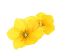 IMIKEYA Floral Barrette Daffodil Hairpin for Women Elegant Side Bangs Clip Hair Accessories Realistic Faux Narcissus Design for Hanfu and Traditional Occasions