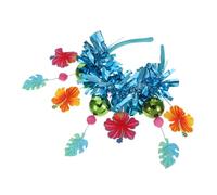 IMIKEYA Floral Headband for Events Hawaiian Themed Accessory for Women and Girls Comfortable Headwear for Pool Parties and Festivals