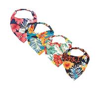 IMIKEYA Floral Triangle Hair Scarf for Women Boho Style Elastic Bandana Lightweight Headwrap for Casual Wear and Outdoor Activities