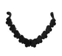 IMIKEYA Flower Shape Hair Extension Clips for Women, Black PC Material, Simple Design, Non-slip and Deformation Resistant, for Ponytails and Back the Head Styling