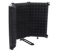 IMIKEYA Foldable U-shaped Microphone Isolation Shield Pop Filter Wind Screen Acoustic Foam Cover for Studio Recording and Broadcasting