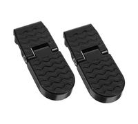 IMIKEYA Folding Bicycle Rear Pedals Non-slip Footrest Pegs for Electric and Mountain Bikes High-strength Material Fit for Commuting and Travel Accessories