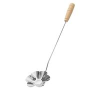 IMIKEYA Fried Snack Mold Bunuelos Maker Long Handle Spoon Tool for Kitchen Essentials Stainless Steel Non-stick Oil Spoon for Making Bunuelos and Other Frying Snacks at Home