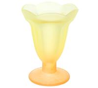 IMIKEYA Frosted Glass Dessert Bowls with Footed Design, Sturdy Ice Cream Cups for Dessert Table Decor and Family Gatherings