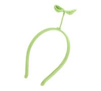 IMIKEYA Funny Bopper Bean Sprout Headband Handmade Crochet Hair Accessory for Weddings Birthdays and Events Comfortable Elastic Fit Unique Design for Photo Booth Props and Party Styling