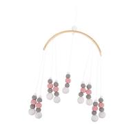 IMIKEYA Fur Ball Wind Chime Decoration for Bed Felt Balls Crib Wind Chime Nursery Pendant for Cot Mobiles and Nursery Decor