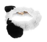 IMIKEYA Fuzzy Steering Wheel Cover with Cute Bear Ears Plush Winter Warmth Slip Protection for Cars Soft Cartoon Material for Cozy Driving Experience