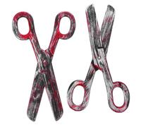 IMIKEYA Giant Clown Scissor Prop Sturdy Construction and Unique Design 2pcs Oversized Plastic Scissors for Halloween Parties and Costume Accessories for Stage Performance and Decorative