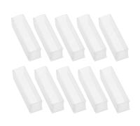 IMIKEYA Glass Cuvettes for Lab Transparent 10pcs 1.7ml Cuvettes for Experiment Clear 4-Side Optical Clarity for Chemical Laboratory Colorimetric Analysis