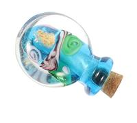 IMIKEYA Glass Oil Diffuser Bottle Pendant Simple and Delicate Design with Unique Shape and Multipurpose and Excellent Decorative Effect for Necklace for Handmade Jewellery