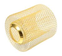 IMIKEYA Golden Iron Suitable for Different Decorative Styles for Double Layer Metal Lamp Shade Cover Hollow Out Design Easy Installation Replacement and Broken Lampshade Spaces