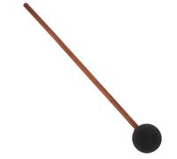 IMIKEYA Gong Quality Long Wood Mallet Handle with Silicone Friction and Significant Head Featuring Resonance Effect and Whale Singing Sound for Musical Performances