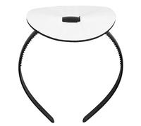 IMIKEYA Graduation Cap Headband Fastener, Plastic Grad Cap Stabilizer with Secure Fit, 1pcs Black Headband Insert for Graduation Ceremony Hair Support