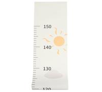 IMIKEYA Growth Chart with Giraffe and Bear Patterns Height Measurement Sticker Cloth Material Wall Decoration for Bedroom and Living Room, Growth Chart for Boys