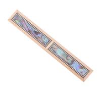 IMIKEYA Guitar Bridge Code Decorative Applique Classical Guitar Bone Shell Inlaid Wood DIY Guitar Accessories For Classical Acoustic Guitar