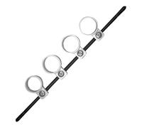 IMIKEYA Guitar Finger Expander Adjustable Practice Tool for Beginners Made of Abs Material Trains Fingers to Open Gestures Efficiently for Guitar and Piano Hand Exercising