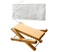 IMIKEYA Guitar Footstool Foldable Wooden Adjustable for Classical Guitarist Use at Home Practice Live Performance