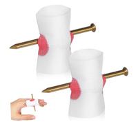 IMIKEYA Halloween Cosplay Finger Fake Bloody Nail Through Finger Props for Trick Pranks
