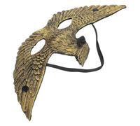 IMIKEYA Halloween Eagle Head Mask for Adults, Half Face Carnival Bird Mask with Flexible Edge Adaptation and Easy Instant Wear, Realistic 3d Eagle Beak Design for Masquerade Balls