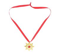 IMIKEYA Halloween Vampire Necklace with Lightweight Plastic Medal and Lanyard Comfortable Neck Hanging Decoration for Men and Women Cosplay Accessory for Costume Parties and Horror Events