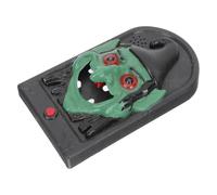 IMIKEYA Halloween Witch Doorbell with Scary Glowing Light and Horror Sound Effects, Plastic Material, Battery Powered for Bar and April Fool's Day Decorations