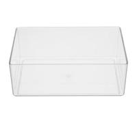 IMIKEYA Hamster Bathing Tub Square Sand Bath Container Small Pet Bath Basin with Splash Guard for Hamsters and Chinchillas