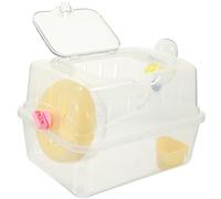 IMIKEYA Hamster Carrier Hamster Cage Portable Pet Mouse Case Easy to Clean Not Easy to Deform Made of High-class Abs Material for Traveling Small Animals and Juvenile Rabbits