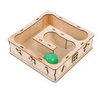 IMIKEYA Hamster Maze for Small Pets, Creative Wooden Maze House with Smooth Edges and Bite Resistant Plastic Material, for Hamster Exercise and Playtime Activities