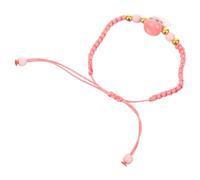 IMIKEYA Handcrafted Cat Bracelet for Women Adjustable Braided Red String with Durable Painted Ceramic Charm Ethnic Style Wristband for Versatile Bohemian Accessory