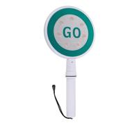 IMIKEYA Handheld Double-sided Traffic Stop Sign for Vehicles with Plastic Construction and Enhanced Visibility, for Emergency Situations and Outdoor Use, Portable Road Safety Control Sign