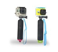 IMIKEYA Handheld Selfie Stick Silicone Handle and Buoyancy Rod Adjustable Camera Mount for Action Camera for Swimming and Beach Photography