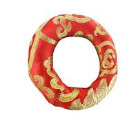 IMIKEYA Handmade Nepal Singing Bowl Cushion Mat with Fine Cotton Cloth and Practical Design to Fix Singing Bowls, for Artists and Meditation Sessions Random Color