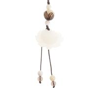 IMIKEYA Handwoven White Jade Phone Strap USB Flash Drive Holder Mobile Phone Wrist Strap Anti-Lost Rope for Smartphones for Everyday Use