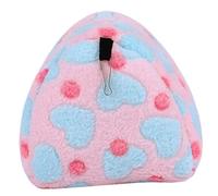 IMIKEYA Hanging Hamster Bed Winter Warm PET House with Hooks Cozy Hammock for Small Pets Wall-Mounted Guinea Pig Bed for Hamsters and Rats