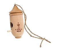 IMIKEYA Hanging Wooden Hummingbird House Pendant Bird Nest Ornament for Garden Decoration Realistic Miniature Bird House for Outdoor Home Decor and Photography Props