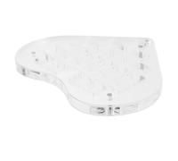 IMIKEYA Heart Shape Acrylic Shell Display Box Magnetic Closure Organizer Box for Jewelry Trinkets Collectibles