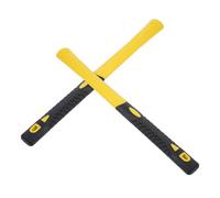 IMIKEYA Heavy Duty Hammer Handle Replacement 2pcs with Shockproof Ppr Grip Enhanced Durability Yellow, 15 Inch Suitable for Masonry and Garden Tool Replacement Applications