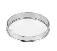 IMIKEYA Home Grains Sieve for Kitchen Use Stainless Steel with Break Resistance and Easy to Hold Design Suitable for Maize and Cereals Straining