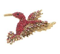 IMIKEYA Hummingbird Pin with Rhinestones Alloy Material Meticulous Craftsmanship Versatile Use Unique Design Sparkling Brilliance for Birthday Party and Casual Outings Animal Bird Brooch