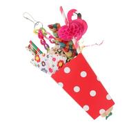 IMIKEYA Ice Cream Snack Bucket Toy for Parrots Chewing Hanging Foraging Bird Toy for Cage Playtime